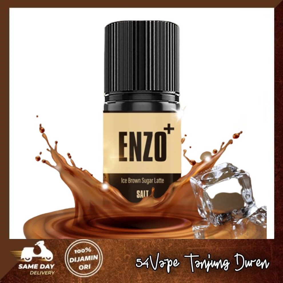 Jual ENZO + ICE BROWN SUGAR LATTE SALT NIC 30ML | Shopee Indonesia