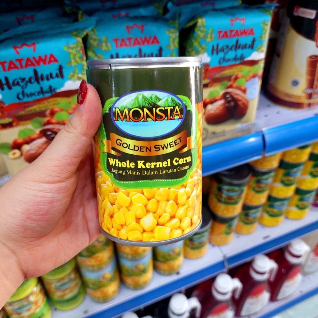 Jual JAGUNG PIPIL MONSTA 425GR SWEET CORN BIJI JAGUNG MANIS | Shopee ...