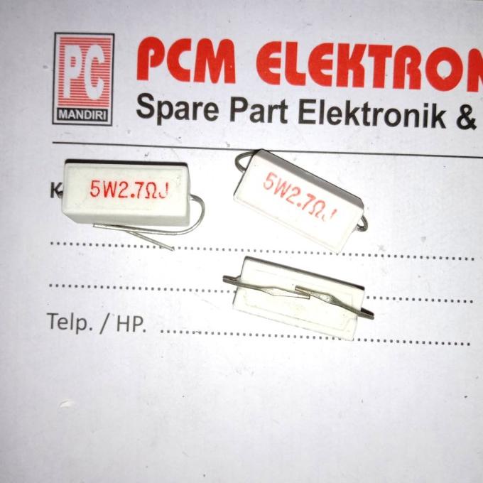 X100 Pcs 2,7 Ohm Résstance Carbone, ± 5% 1W 2R7 7126 | EBay - Foto 4