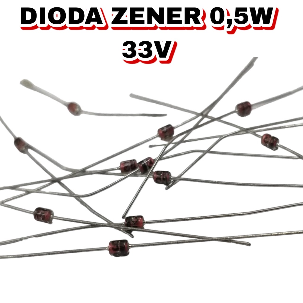 Jual DIODA ZENER 0,5W 33V (50 PCS) | Shopee Indonesia