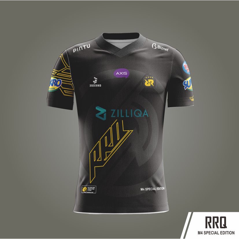 Jual Jersey RRQ M4 2023 Free Custom Nama | Shopee Indonesia