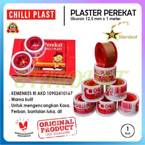 Jual Chilli Plast Plester Perekat Rol Plester Chilli Plast Kain