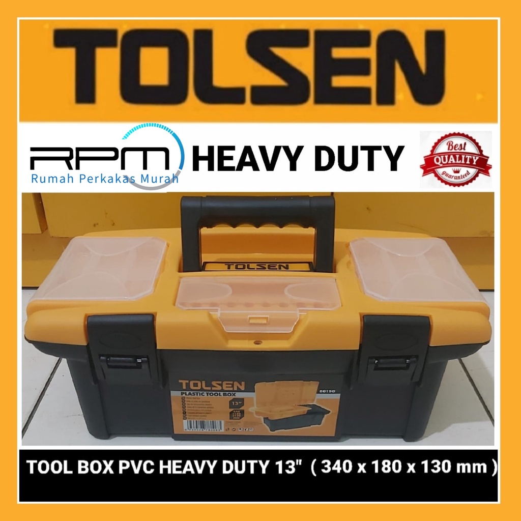 Jual Tool Box Inch Tolsen Toolbox Plastik Heavy Duty Kotak Perkakas Inci Shopee Indonesia