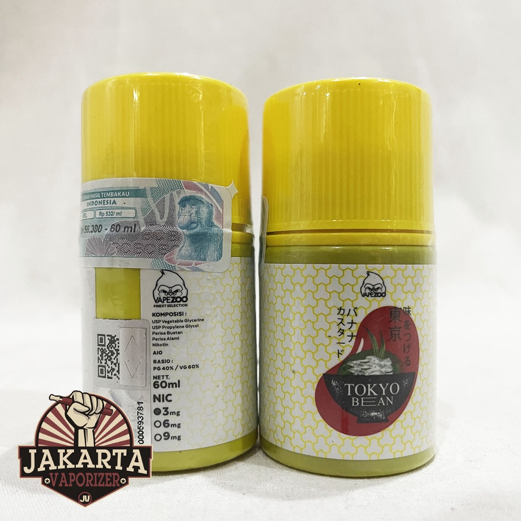 Jual TOKYO GREEN BEAN 60ML 3MG 6MG GREEN BEAN WITH COCONUT MILK LIQUID