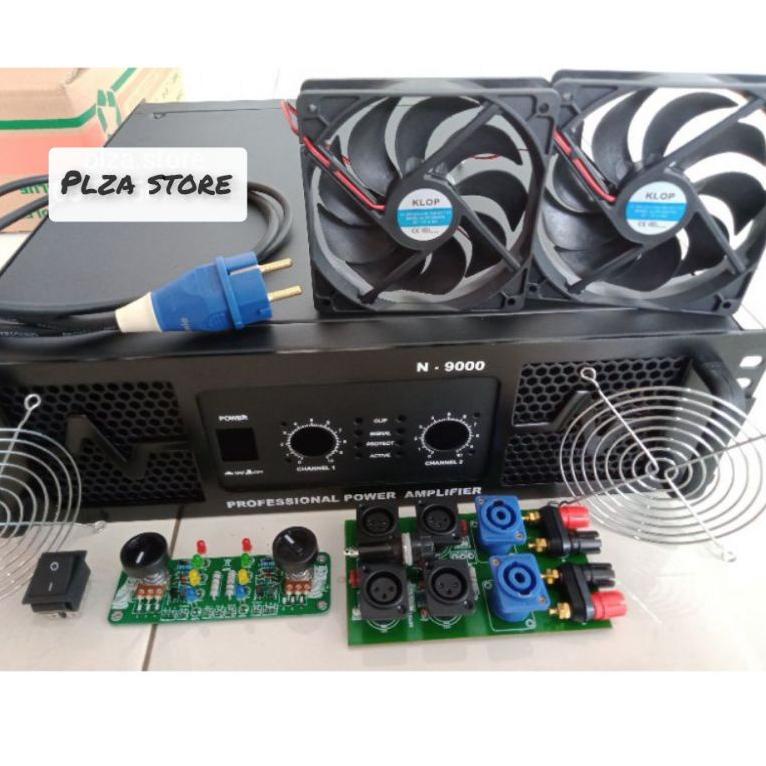 Jual Modis Bok power amplifier tipe N9000 lengkap aksesoris ukuran 3U