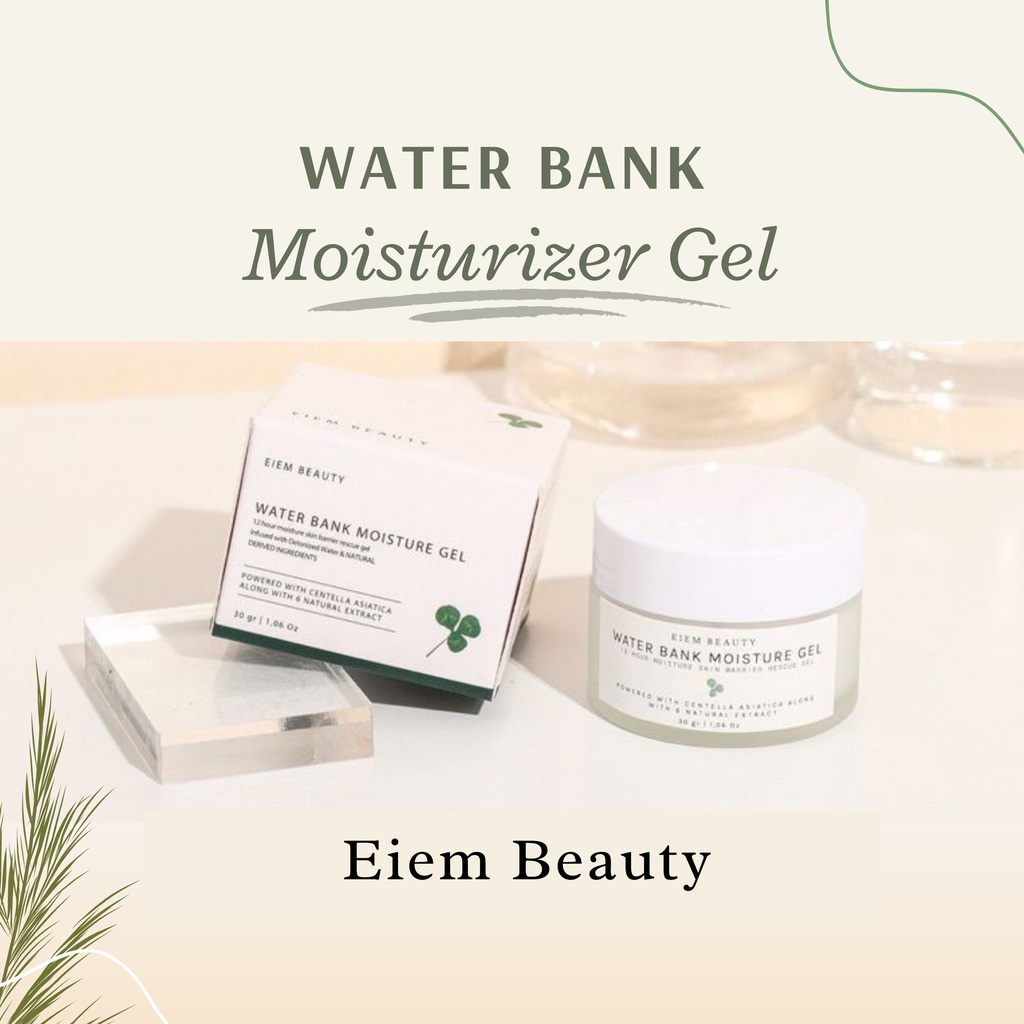 Jual Eiem Beauty Water Bank Moisturizer Gel 30g Shopee Indonesia