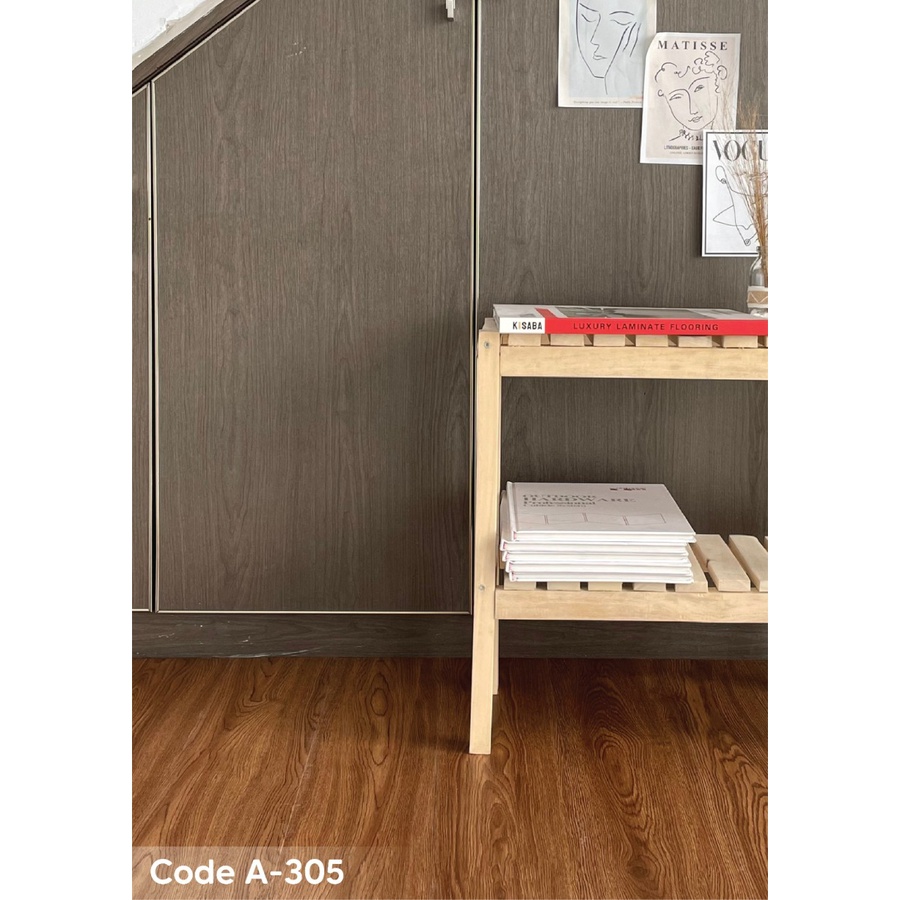 Jual Vinyl Floor Tile 3mm / Kisaba Lantai Vinyl Motif Kayu / Vinyl ...