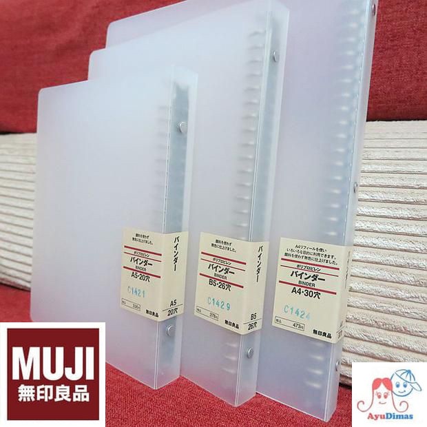 Jual Muji Files & Folders Pp File Binder Transparan Star Seller