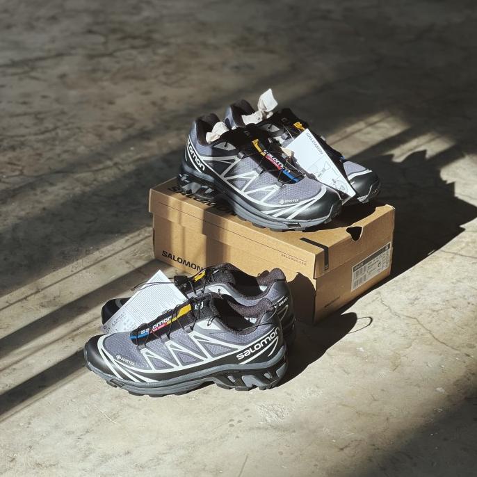 Salomon XT-6 Gore-Tex Black Lunar Rock スニーカー