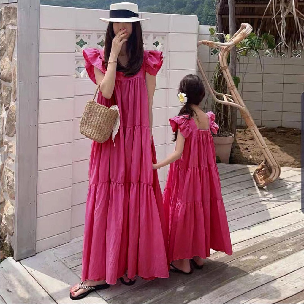 Jual MOM N KID DRESS RUMBAI baju anak perempuan 6-10 TAHUN | Shopee ...