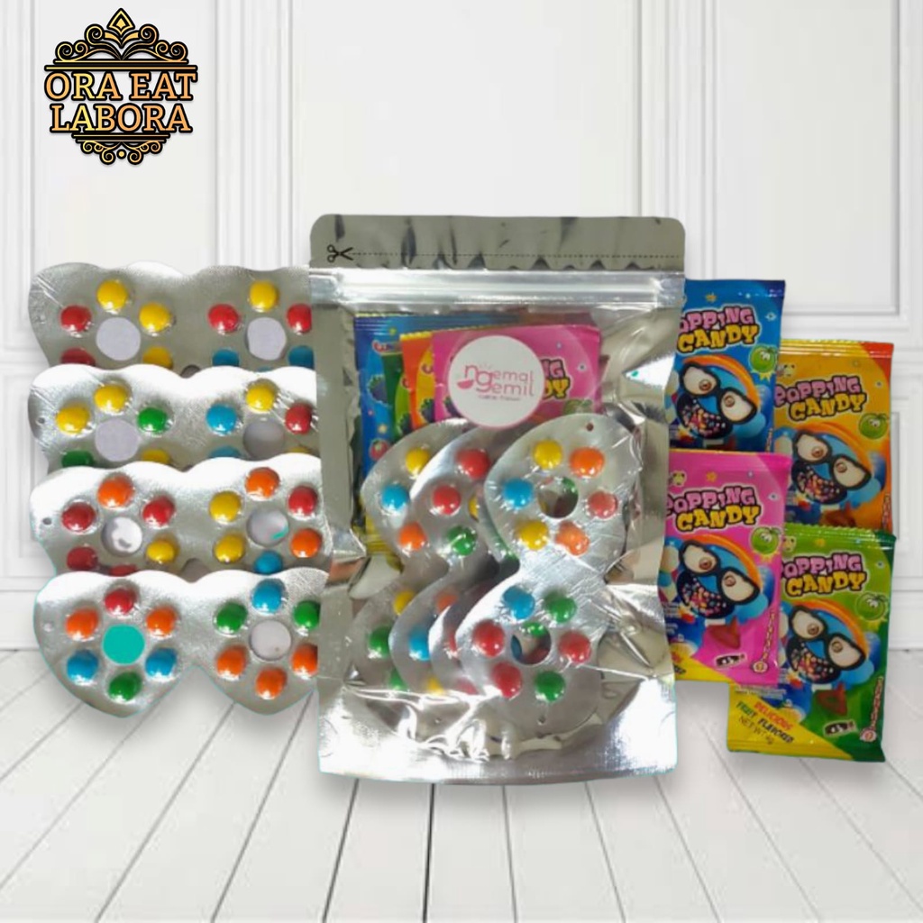 Jual Permen Popping Candy Mix Coklat Kacamata Permen Tiktak Coklat ...