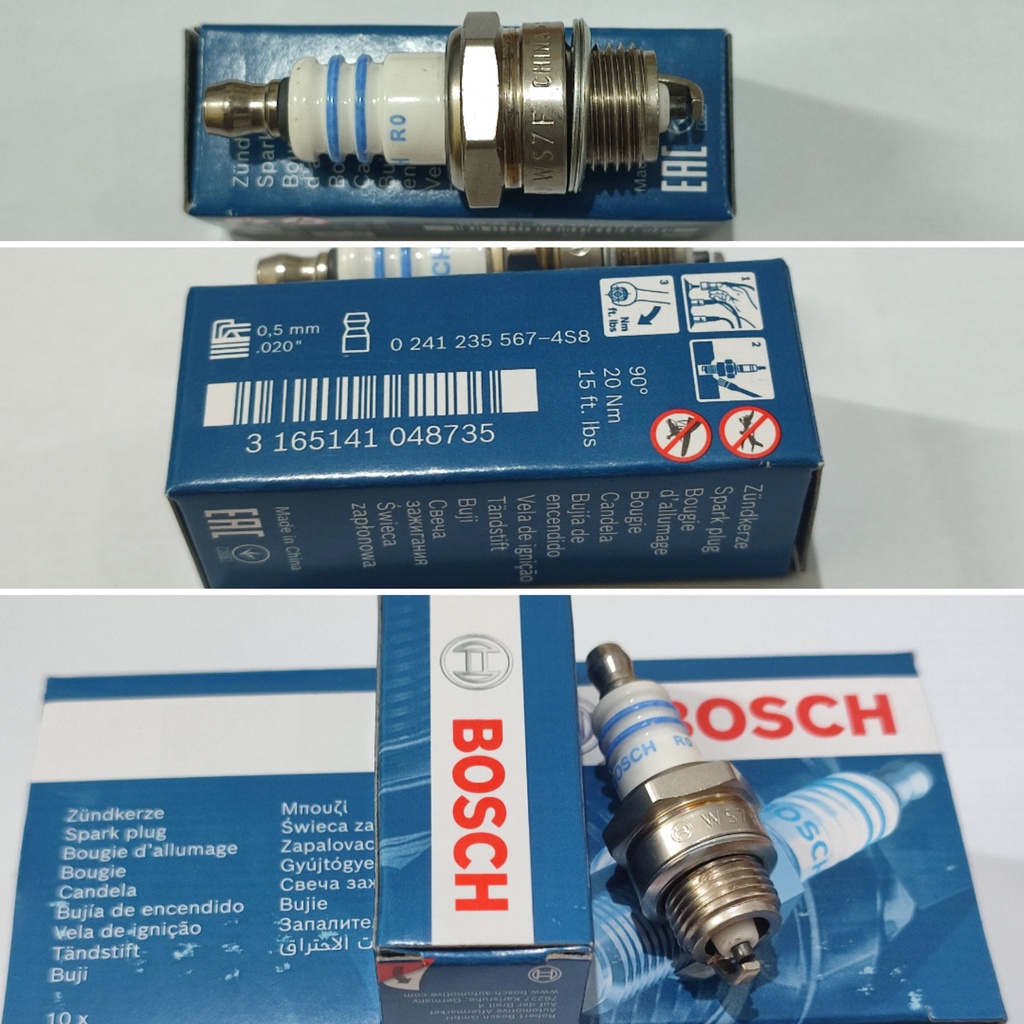 Jual Busi Bosch WS7F (Mesin Potong Rumput, Gergaji) | Shopee Indonesia