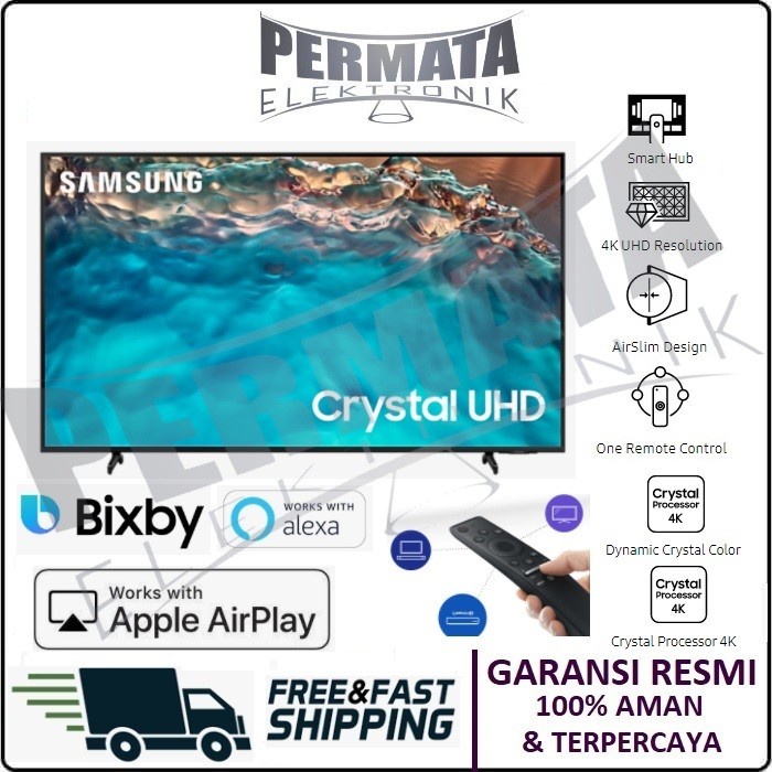 Jual Samsung 43BU8000 43 Inch Crystal UHD 4K Smart LED TV ...