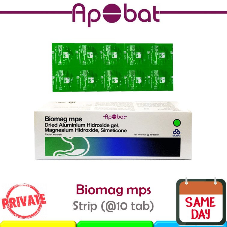 Jual - ApObat - Biomag STRIP isi 10 Tablet Obat Maag Mag Magh Lambung ...