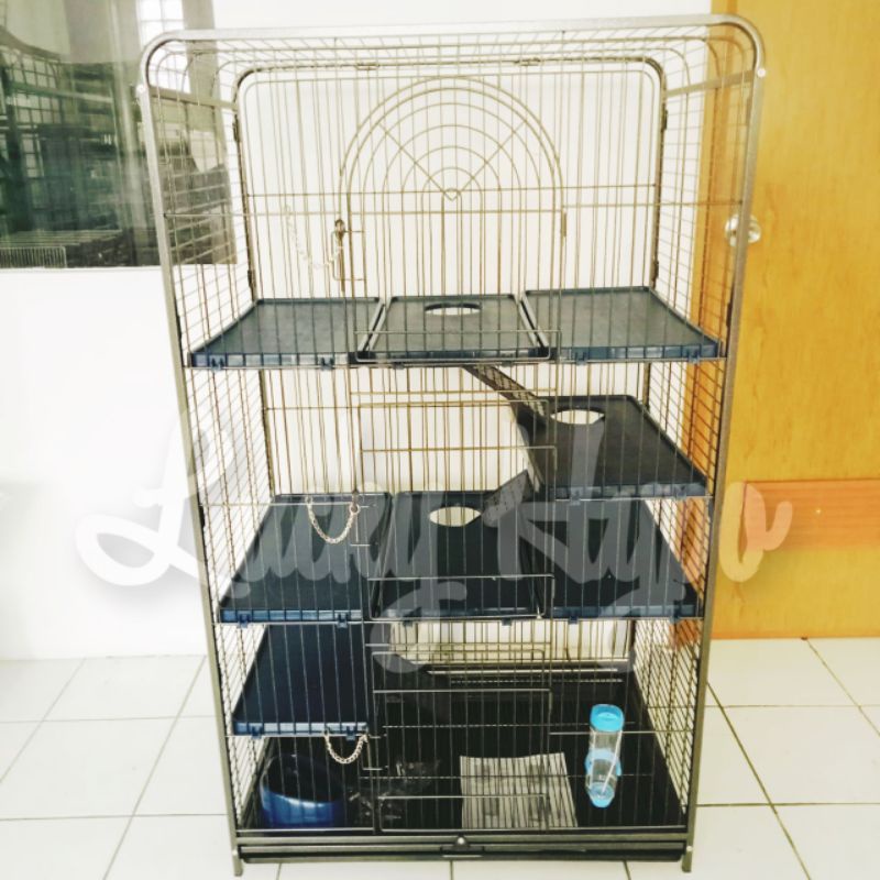 Jual D801 Dayang Cat Rabbit Ferret Cage Kandang Besi Bertingkat Kelinci ...