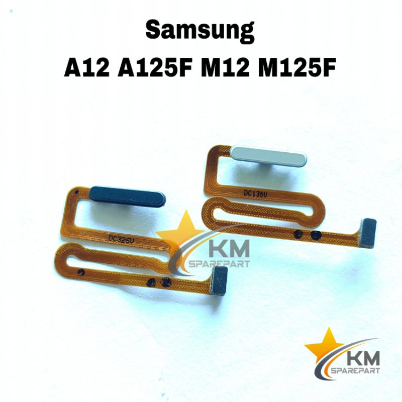 Jual Samsung Galaxy A12 A125F M12 M125F Flexible Home Fingerprint On ...