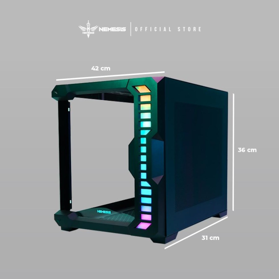 Jual NYK Nemesis Casing Gaming T80 Rubix | Shopee Indonesia