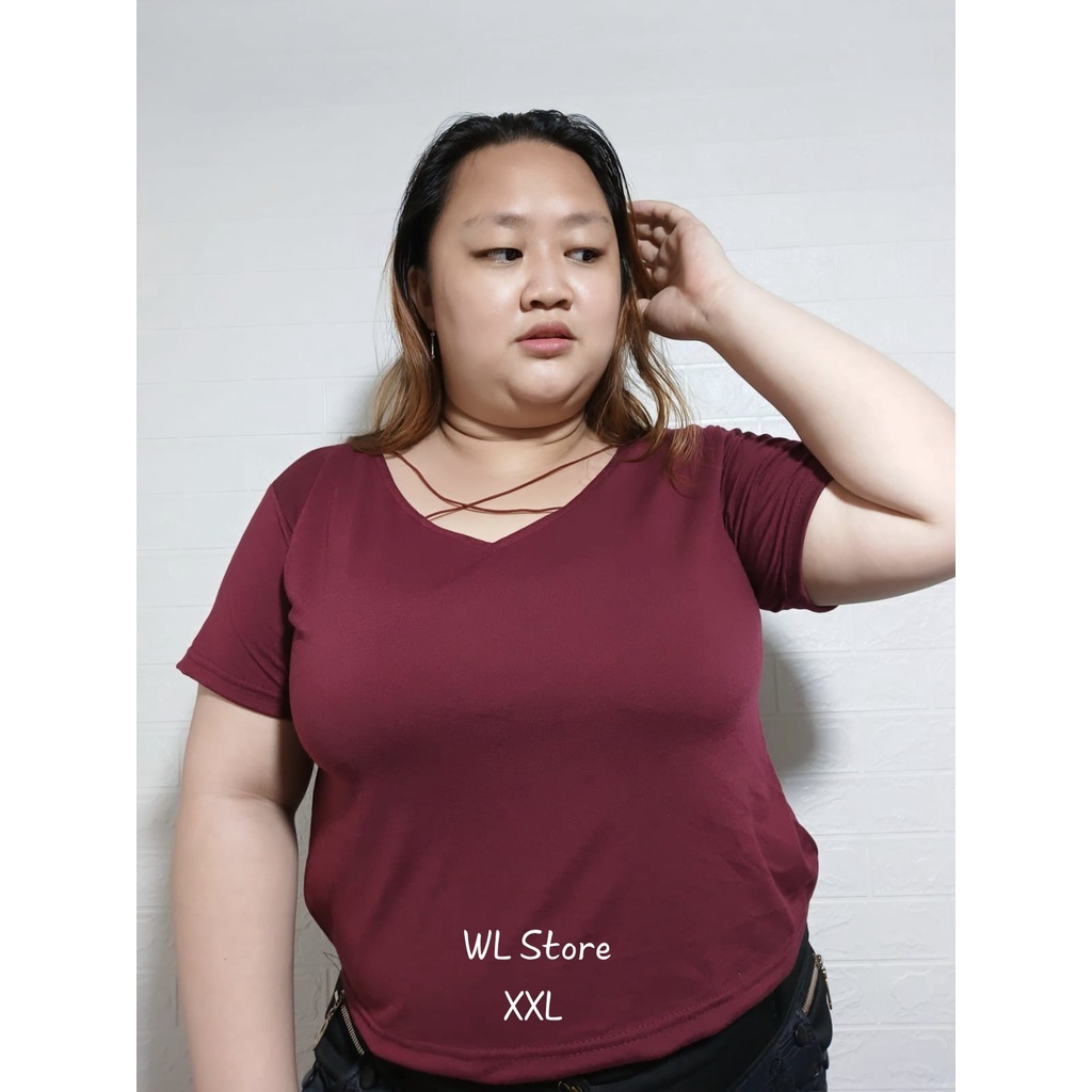 Jual Wl Store Crop Top Big Size Crop Top Jumbo Crop Top Luna Shopee Indonesia