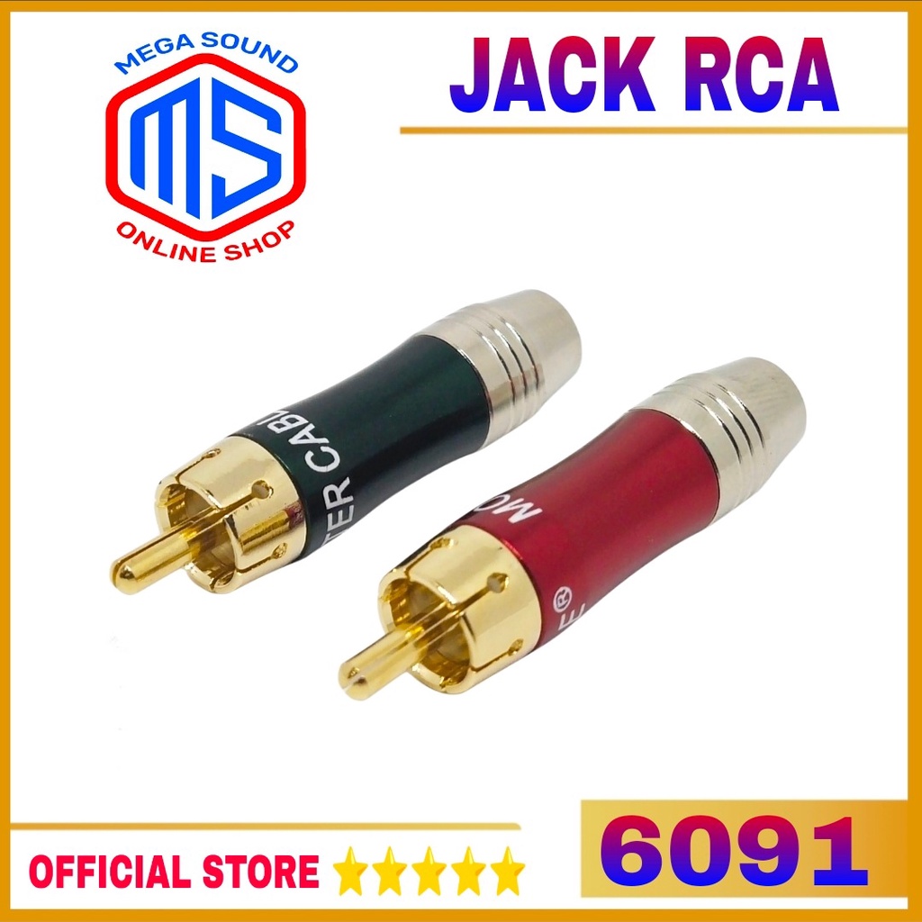 Jual Jack RCA Monster Merah Hijau 6091 (1pasang) | Shopee Indonesia