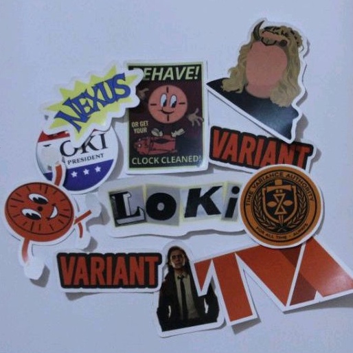 Jual STICKER PACK MARVEL LOKI | High Quality Tahan Air | Shopee Indonesia