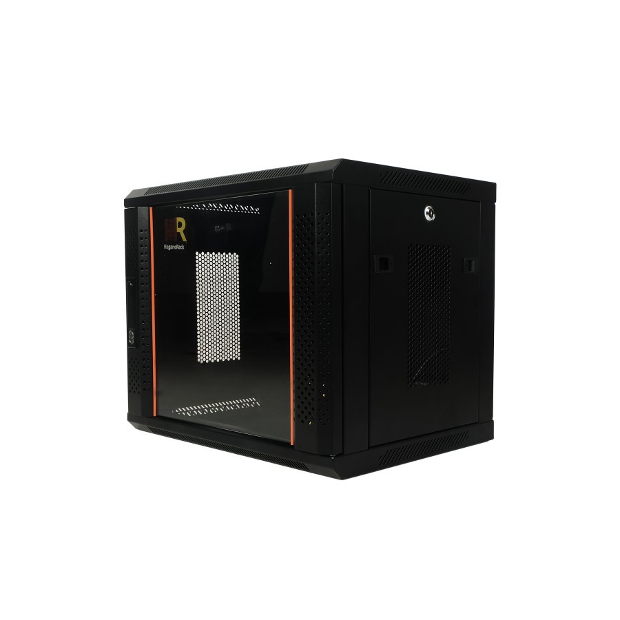 Jual Hagane Rack Server Wallmount Rack 8U Depth 450mm - HR845SDG ...