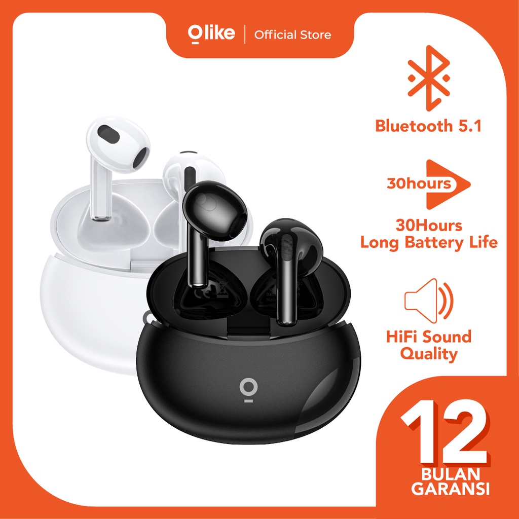 Jual Olike True Wireless Bluetooth Earphone Earbuds Tws Headset Ej2 Live Shopee Indonesia 0026