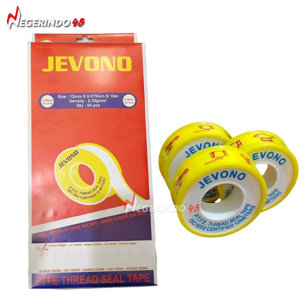 Jual SEAL TAPE 1/2" X 10 METER ISOLASI TAPE AIR | Shopee Indonesia