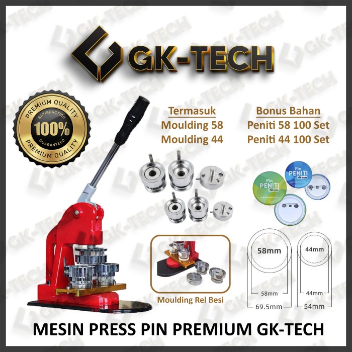 Jual Mesin Press Pin Talent Termasuk Moulding Gk Tech