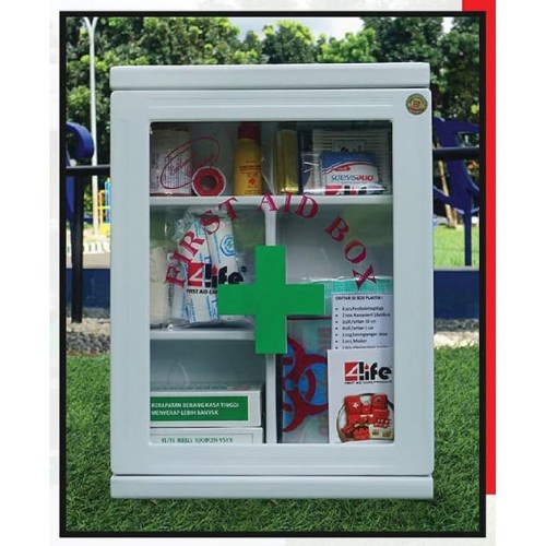 Jual FIRST AID KIT P3K 4LIFE PLASTIK BOX KIT TYPE C + ISI / FIRST AID