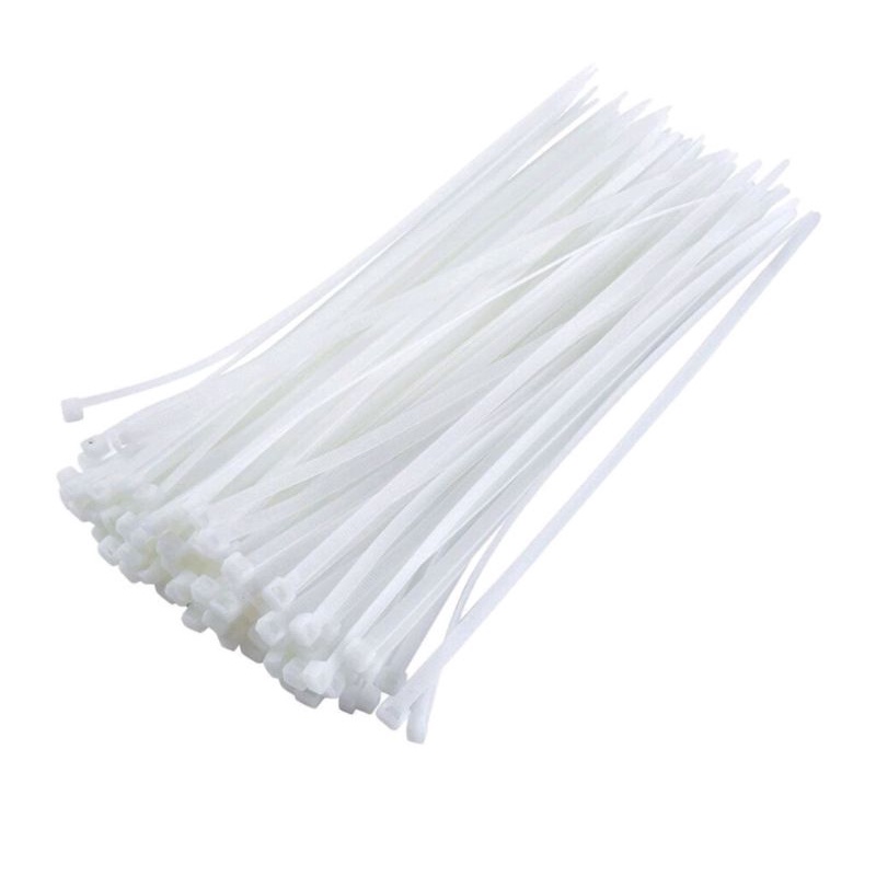 Jual Kabel Ties Cable Ties Putih Nylon Sab Kabel Tis Putih Shopee