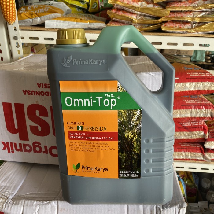 Jual Herbisida Omni Top 276sl Parakuat Diklorida Racun Rumput Bakar 5l