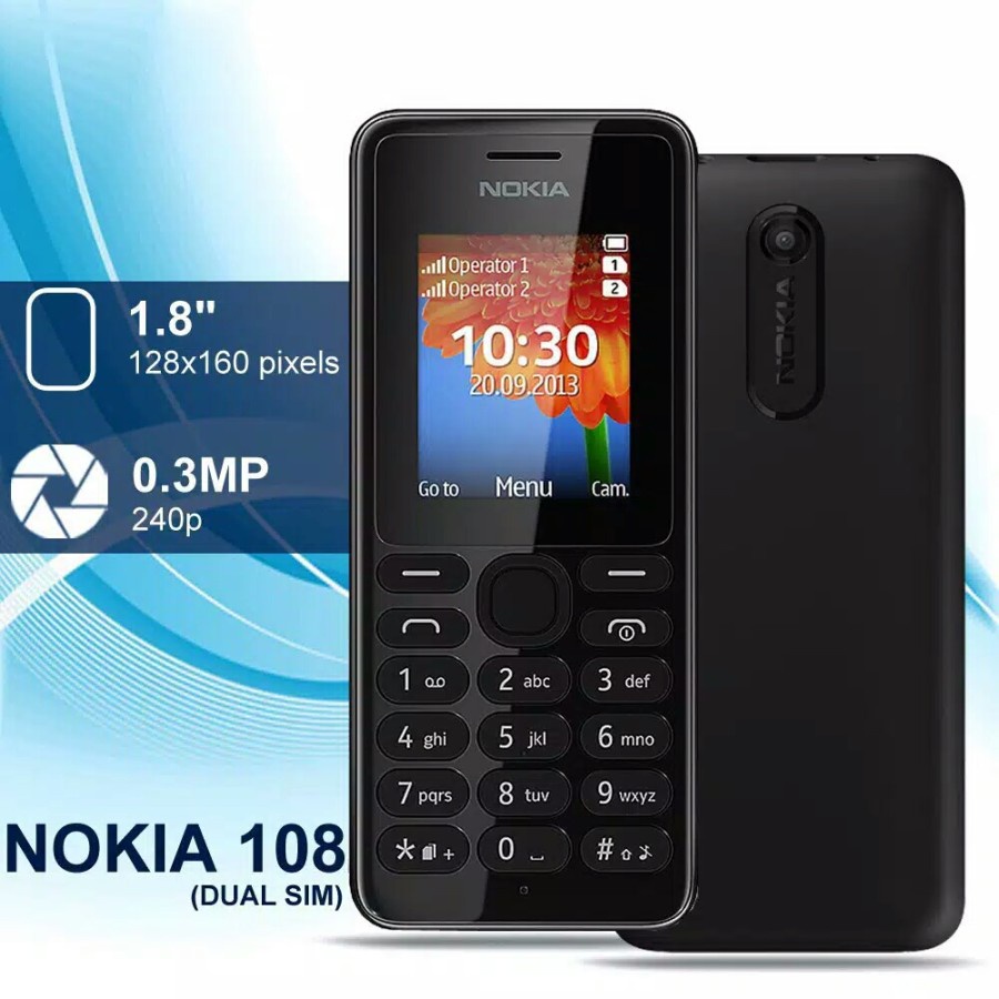 Jual NOKIA 108 DUAL SIM - HANDPHONE NOKIA JADUL MURAH | Shopee Indonesia