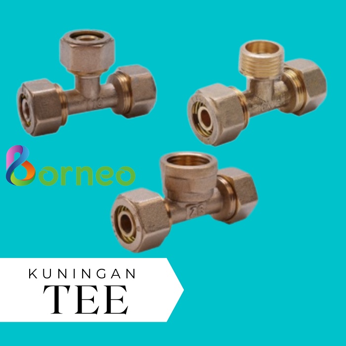Jual TEE sambung air panas untuk ariston model rifeng pipa 1216 tee 1/2 ...