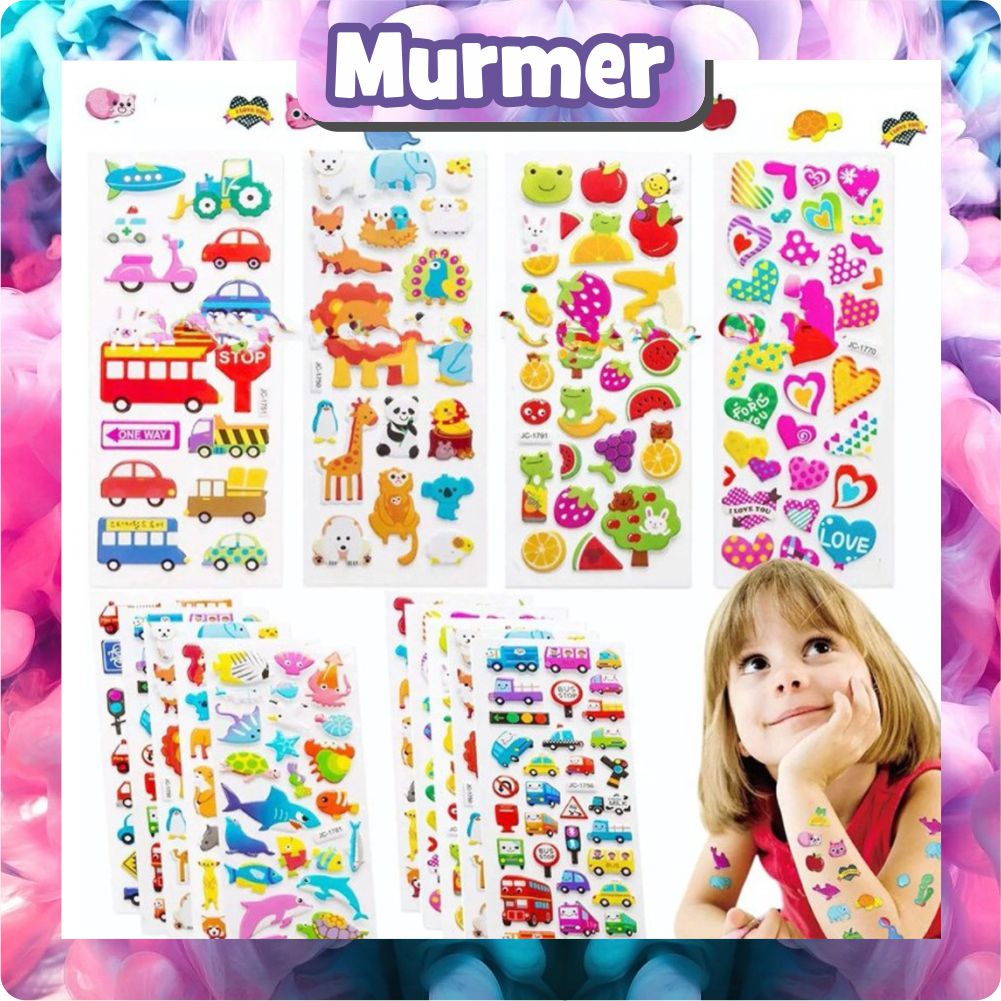 Jual MumerOfficial STIKER 3D ANAK STICKER TIMBUL MAINAN TEMPEL KARAKTER ...