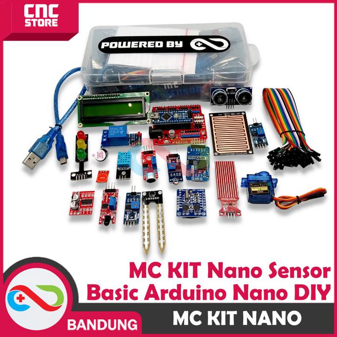 Jual KIT PEMBELAJARAN ARDUINO NANO SENSOR BASIC LENGKAP DENGAN PROGRAM