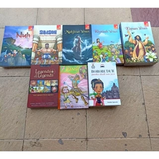 ( PROMO BUKU MURAH ORIGINAL ) BUKU ANAK / CERITA ANAK KRISTIANI / NOVEL ANAK KRISTEN / solomon / SIMSON / KHOTBAH YESUS / BOROBUDUR / COMIC BIBLE / LEGENDS OF THE LEGENDS / NUH / DAUD / KIASAN YESUS / MUKJIZAT YESUS / KOMIK ANAK / KOMIK / COMIC