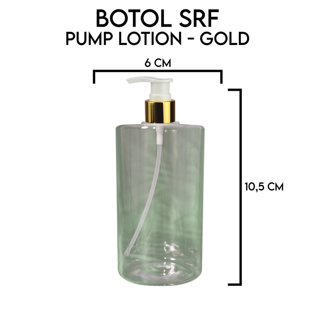 Jual BOTOL SRF 250ML PUMPLOTION EMAS BODY NATURAL TEBALL | Shopee Indonesia