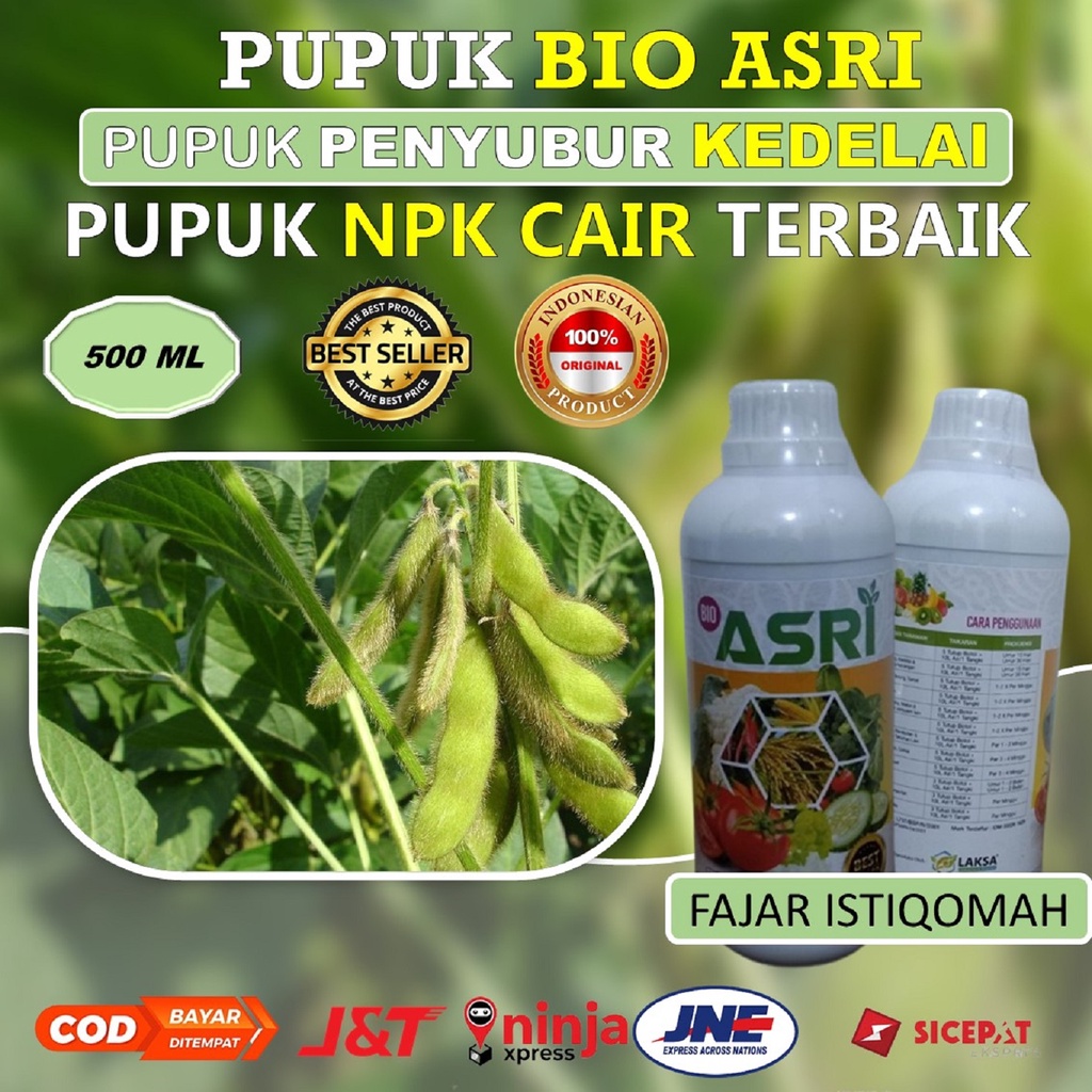 Jual Bio Asri Pupuk Npk Cair Pelebat Tanpa Penyakit Kedelai Isi Ml