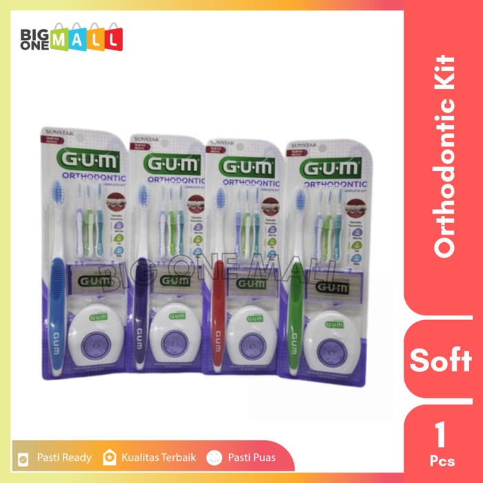 Jual GUM Orthodontic Kit 124, Gum Ortho, Paket Lengkap Perawatan Behel