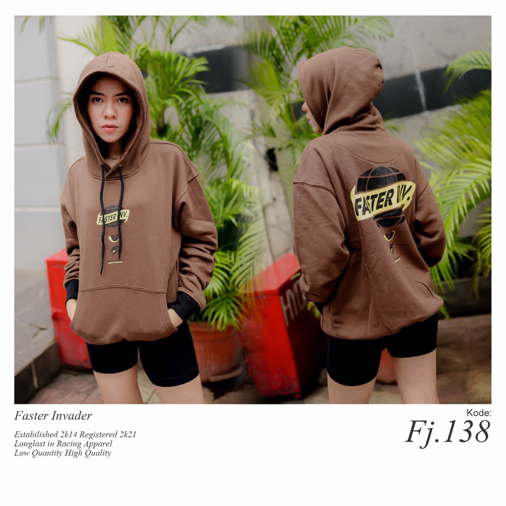 Jual Jaket racing faster invader world brown | Shopee Indonesia