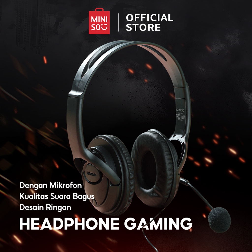 Headset discount gaming miniso