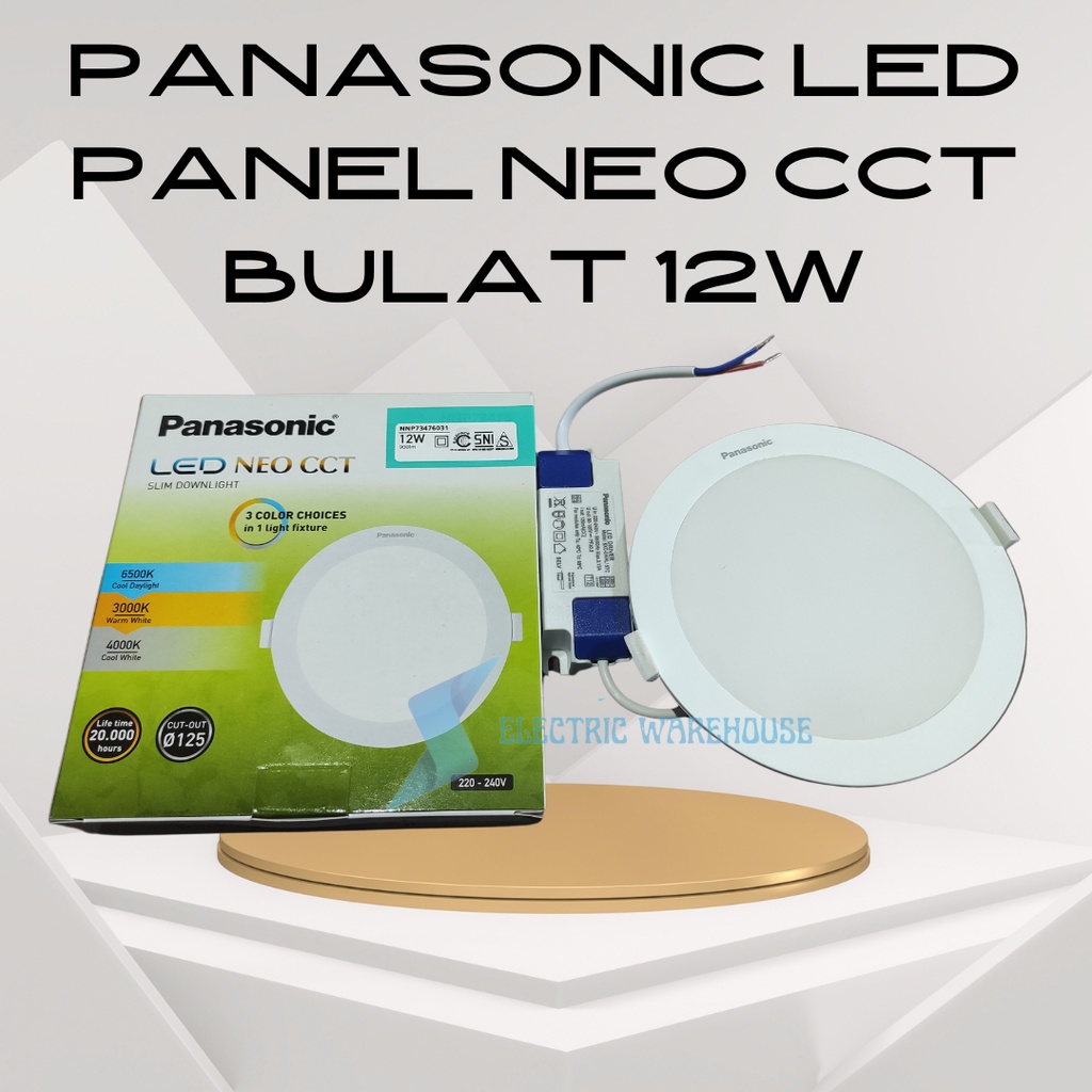 Jual Panasonic Lampu Downlight Led Neo Cct W Warna Inbow Ib Slim