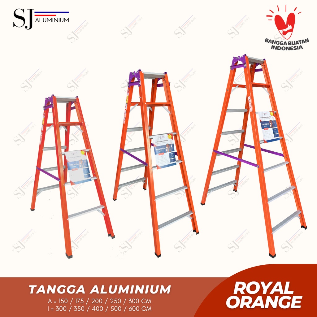 Jual Tangga Lipat Aluminium Ladder Multifungsi Jumbo Super - Royal ...