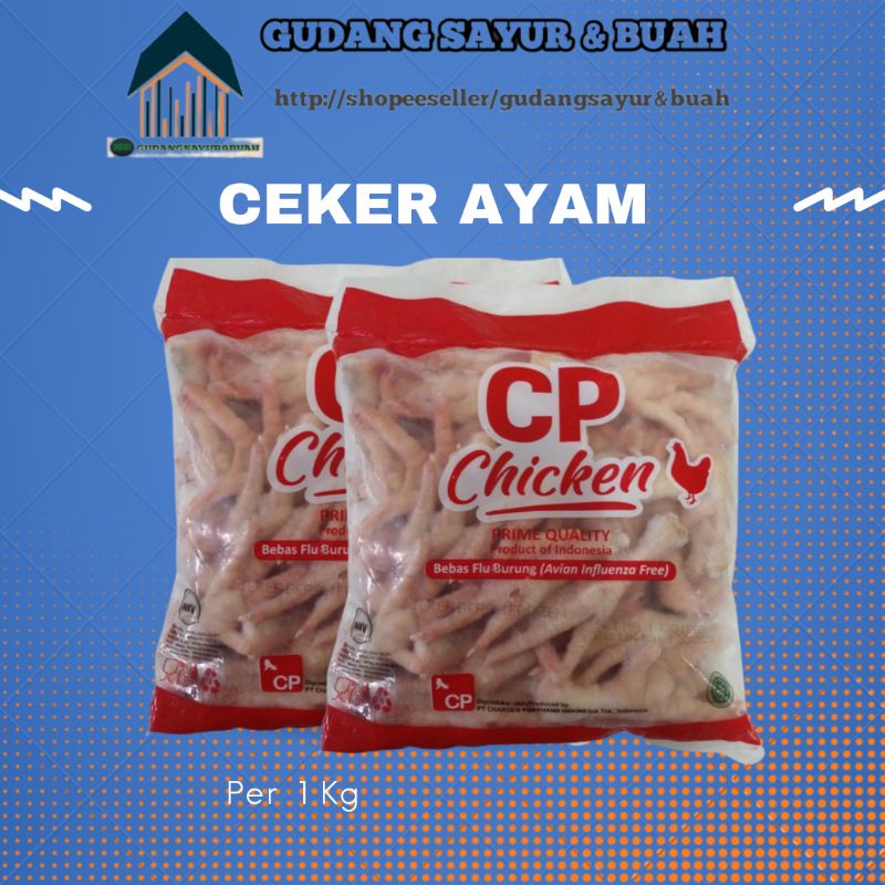 Jual Ceker Ayam Frozen Cp Chicken 1 Kg Shopee Indonesia