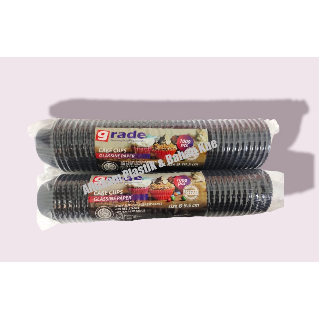 Jual Cup Cake Hitam Grade 9.5mm - 10.5mm (isi 1000pcs) / Cake Case ...