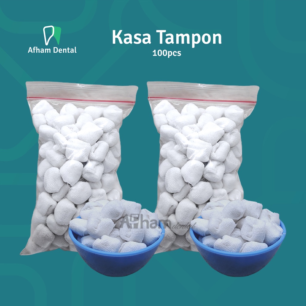 Jual DENTAL KASA TAMPON PASCA PENCABUTAN GIGI AFHAM DENTAL | Shopee ...