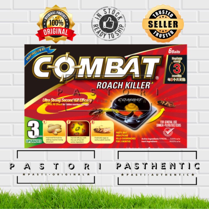Jual Pest Control Combat Roach Killer - Combat Pembasmi Kecoa | Shopee ...