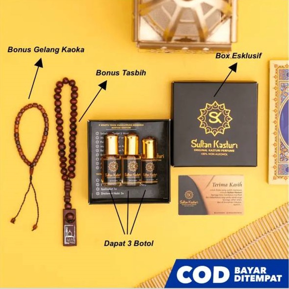 Yang Asli Ada Disini Minyak Kasturi Asli 100% - Parfum Sultan Kasturi {bisa COD