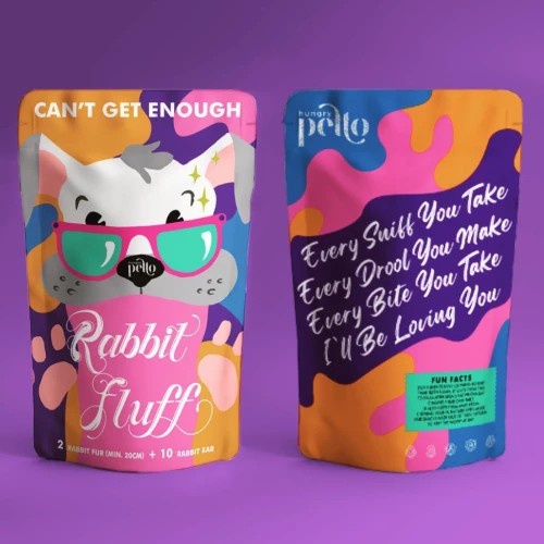 Jual Hungry Petto: Can'T Get Enough - Rabbit Fluff (Dehydrated Rabbit ...