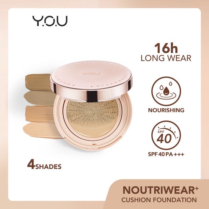Jual You Y.O.U Noutriwear + Flawless Cushion Foundation Shopee Indonesia